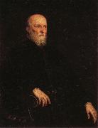 Jacopo Tintoretto Portrati of Alvise Cornaro oil on canvas